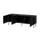 2. TV-Schrank SIENA 150,5x40x60 schwarz matt