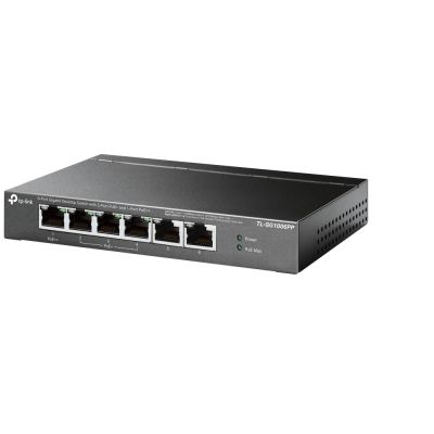 2. TP-Link TL-SG1006PP Gigabit-Desktop-Switch, 6 Ports, davon 3 PoE+-Ports und 1 PoE++-Port