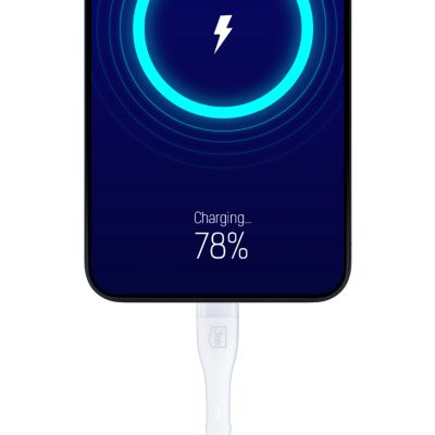 17. 3mk Rayo Ladegerät 20W PD3.0 PPS USB-C Wandladegerät + USB-C / USB-C 3A 60W Kabel - Weiß