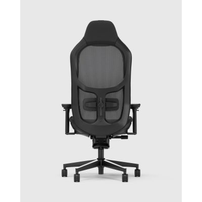6. Fractal Design Refine 2 Mesh Dark Gaming-Stuhl, gepolsterter Sitz, Schwarz