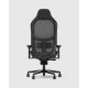 6. Fractal Design Refine 2 Mesh Dark Gaming-Stuhl, gepolsterter Sitz, Schwarz