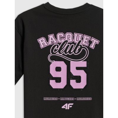 7. Oversized T-Shirt mit Aufdruck für Mädchen 4F 4FJRAW26TTSHF4242-20S
