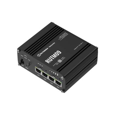 3. Teltonika RUTM09 | 4G LTE Router | Cat 6, 4x GbE, GNSS, Dual-SIM