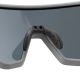 3. Rockbros SP383 Night Hunter Fahrradbrille – Schwarzer sandgestrahlter Rahmen, polarisierte weiße Spiegelgläser