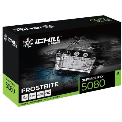 5. INNO3D GeForce RTX 5080 ICHILL FROSTBITE Grafikkarte
