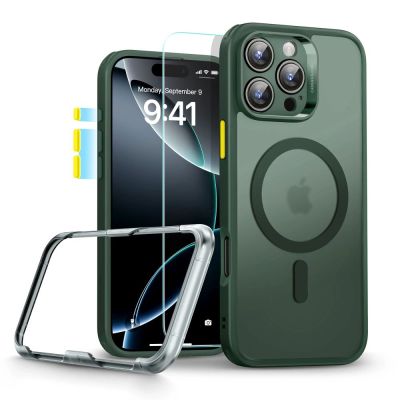 ESR Classic Pro Set Halolock MagSafe Hülle für iPhone 16 Pro Max – grün