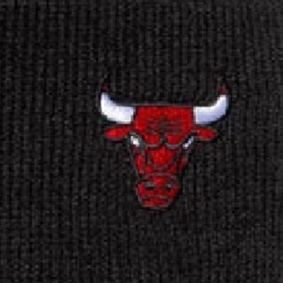 3. New Era NBA Chicago Bulls Mini-Logo Strickmütze mit schwarzem Bündchen - 60691109