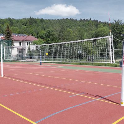 5. Schwarzes Volleyballnetz mit Antennen Netex SI0006/7