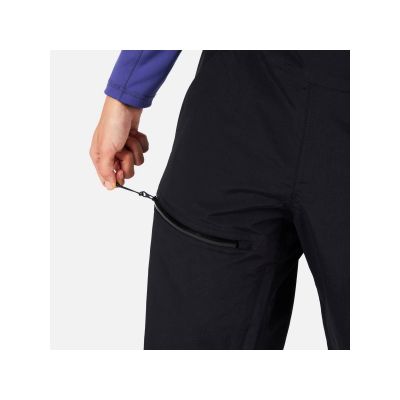 6. ROSSIGNOL W Outerlimits Isolierte Latzhose für Damen, Schwarz