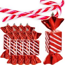 SICHERE KUNSTSTOFFKUGELFORM 15 CM SÜSSIGKEITEN 8 STÜCK GIMMER