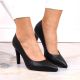 10. Sergio Leone W SK415A schwarze Pumps mit hohem Absatz