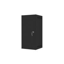 LANBERG Wandregalschrank 10" 12U 280x310 Schwarz, Metalltüren (Bausatz) WF10-2312-00B