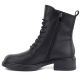 7. Schwarze Damen-Ankle-Boots aus Leder, D&A S.Barski MK62-7014