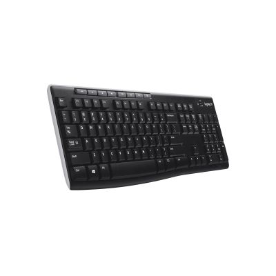Logitech K270 RF Kabellose QWERTZ-Tastatur, Deutsch, Schwarz