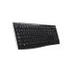 Logitech K270 RF Kabellose QWERTZ-Tastatur, Deutsch, Schwarz
