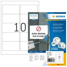 HERMA Adressetiketten A4 96x50,8 mm 1000 St.