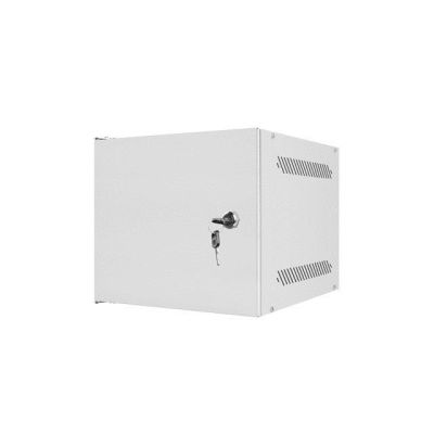 LANBERG Wandregalschrank 10" 4HE 280x310 GRAU, Metalltüren (zerlegt verpackt) WF10-2304-00S