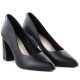 9. Schwarze Pumps mit spitzer Zehenpartie, schwarze Sergio Leone PB216