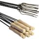 7. Feuerstab-Set mit Gabeln, 100 cm, 10 Stück
