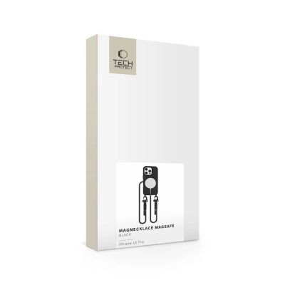 3. Tech-Protect MagNecklace MagSafe-Hülle mit Trageband für iPhone 16 Pro – Schwarz