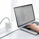 10. Baseus Cafule Series Metal Data USB-C / USB-C PD QC SCP 100W 5A 2 m Kabel - Grün