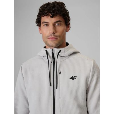 4. Herren-Trainings-Sweatshirt aus strukturiertem Strickmaterial 4F 4FWAW26TFSWM0891-11S