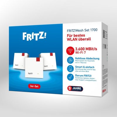 3. Mesh-Set 20003133 Mesh-WLAN-System Dualband (2,4 GHz/5 GHz) Wi-Fi 7 (802.11be) Weiß 1 Innenbereich