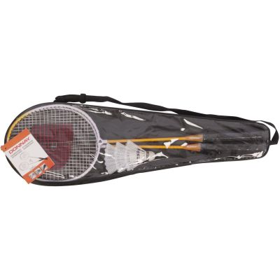 9. DONNAY 6-IN-1 ORANGE BADMINTON-SET IM KOFFER