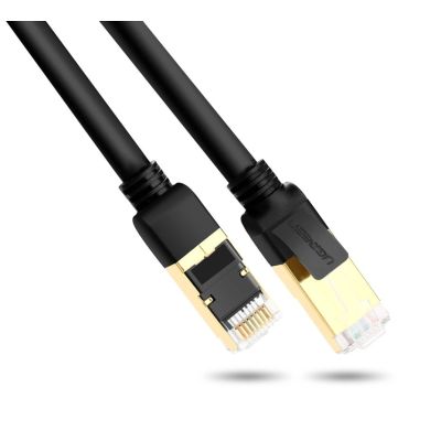 11. Ugreen Cable Ethernet-Patchkabel RJ45 Cat 7 STP LAN 10 Gbit/s 2 m schwarz (11269)
