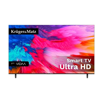 KRUGER&MATZ LED-Fernseher 55" UHD VIDAA, DVB-T2/S2/T/C H.265 HEVC KM0255UHD-V3