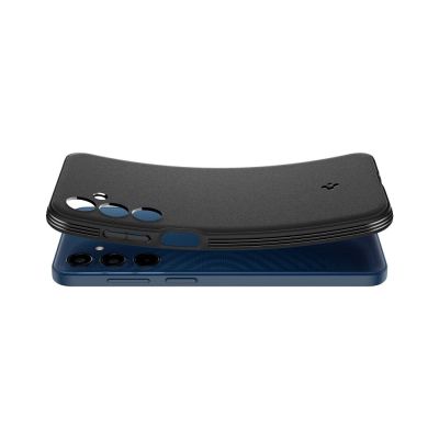 6. Spigen Essential SandBlast Hülle für Samsung Galaxy M35 5G - Schwarz