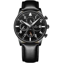 Giewont Herrenuhr Chronograph Saphir Schwarz GW5630-A1