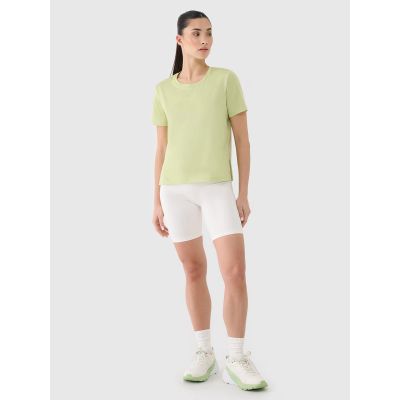 3. Schnelltrocknendes Oversize-Trainings-T-Shirt für Damen 4F 4FRSS25TFTSF1236-42S