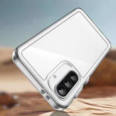 3. Outer Space Hülle für Samsung Galaxy A26 Cover mit flexiblem Rahmen - Transparent