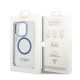 8. Ratet Guess , GUHMP14XHTRMB iPhone 14 Pro Max 6,7" blau/blaue Hartschale Metal Outline Magsafe