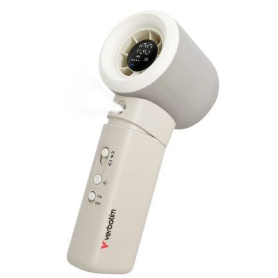 Verbatim Cool 'n' Go Aqua Breeze Handventilator Weiß/Silber