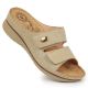 13. eVento W EVE224B beige Keilsandalen mit Klettverschluss 