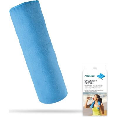 SCHNELLTROCKNENDES HANDTUCH QUICK GRY 80 x 40 CM ANOMEO
