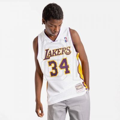 2. Mitchell & Ness Los Angeles Lakers NBA Shaquille O'Neal T-Shirt M SMJY4442-LAL02SONWHIT