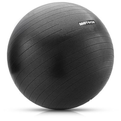 6. Meteor Fitnessball 55 cm Schwarz