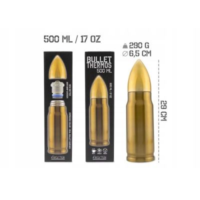 4. Thermos Bullet Messingkartusche 500 ml