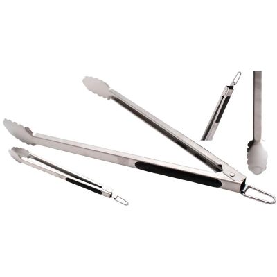 2. Grillzunge aus Edelstahl, 38 cm lang