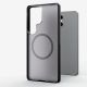 7. Nillkin Super Frosted Shield Pro Magnetische Hülle, kompatibel mit MagSafe für Samsung Galaxy S26 Ultra – Transparentes Schwarz