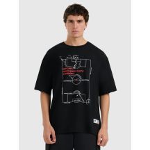 Oversize-T-Shirt für Herren mit Aufdruck 4F 4FRAW25TTSHM3257-20S