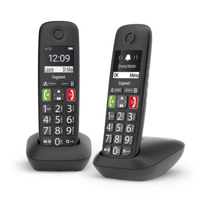 2. Gigaset E290 Duo - Schnurloses DECT-Telefon schwarz