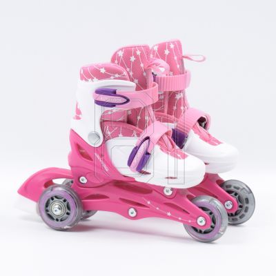16. SMJ Sport Combo Pink LED Set: 2in1 Rollschuhe HS-TNK-000009549