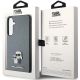 8. Karl Lagerfeld KLHCS24MPSAKCMPG S24+ S926 Hardcase grau/grau Saffiano Karl & Choupette Metallnadel