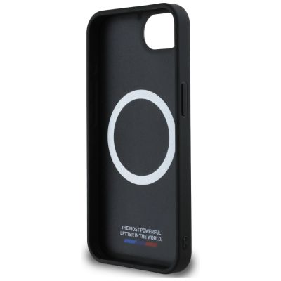 7. BMW Oversized Stripes MagSafe Hülle für iPhone 16e - Schwarz