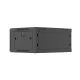 18. LANBERG Wandregalschrank 19" 4U 600X450 Schwarze Metalltür (Bausatz)