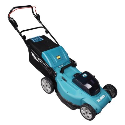 7. Makita DLM480Z Akku-Rasenmäher (Schiebemäher) Schwarz, Türkis